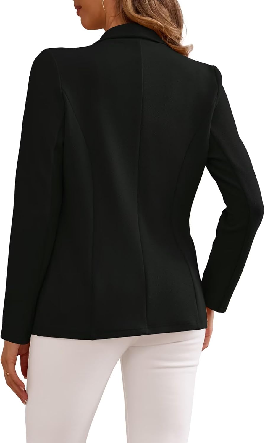 Ahlaray Women's Blazer Business Casual Lapel Collar Long Sleeve Open Front Work Office Suit Jackets Blazer, S-XL - Image 6