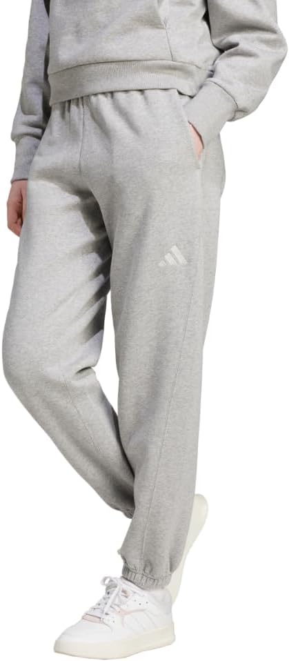 adidas Womens All Season Fleece Sweatpants Casual - Brown - Image 2