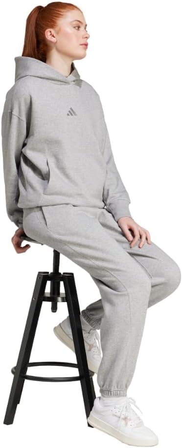 adidas Womens All Season Fleece Sweatpants Casual - Brown - Image 4