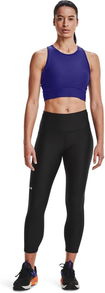 Under Armour Women's HeatGear Armour High Waisted Ankle No-Slip Leggings - Image 3