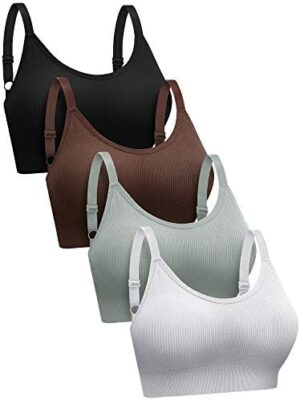 SATINIOR 4 Pack Women’s Sport...