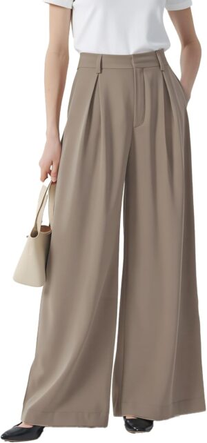 Tronjori Women High Waist Casual Wi...