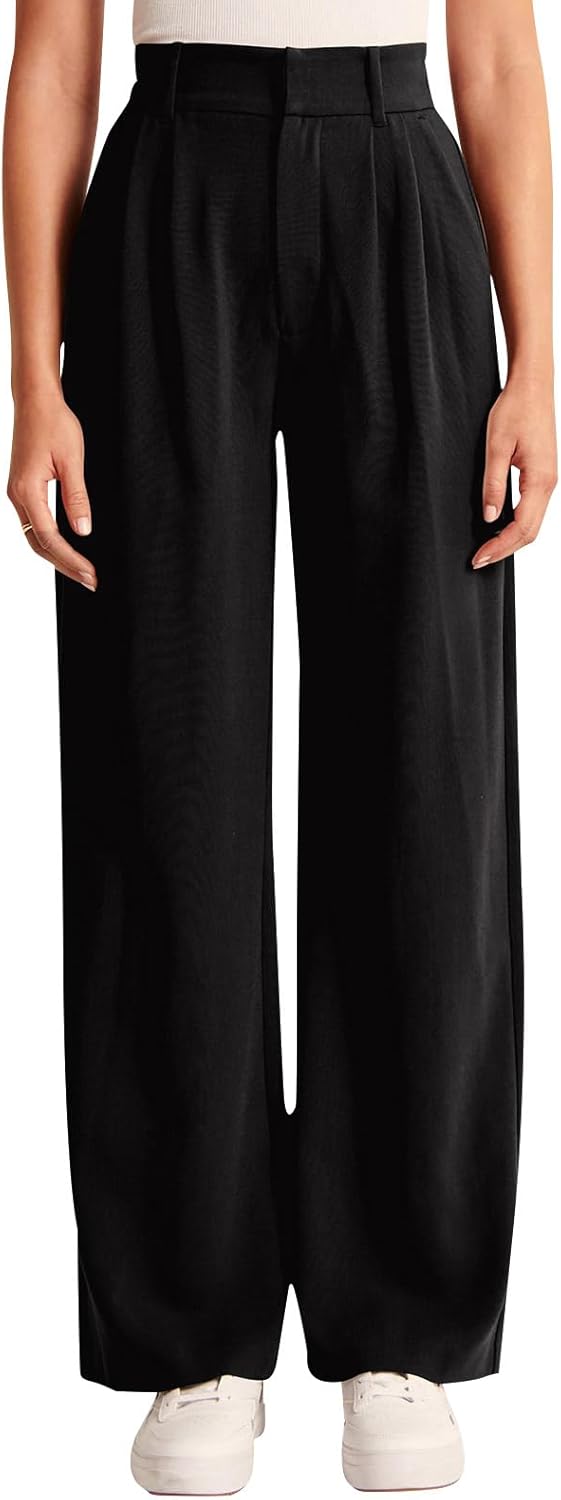 NIMIN High Waisted Work Pants for Women Business Casual Outfits 2026 Office Dress Pants Trousers with Pockets - Image 2