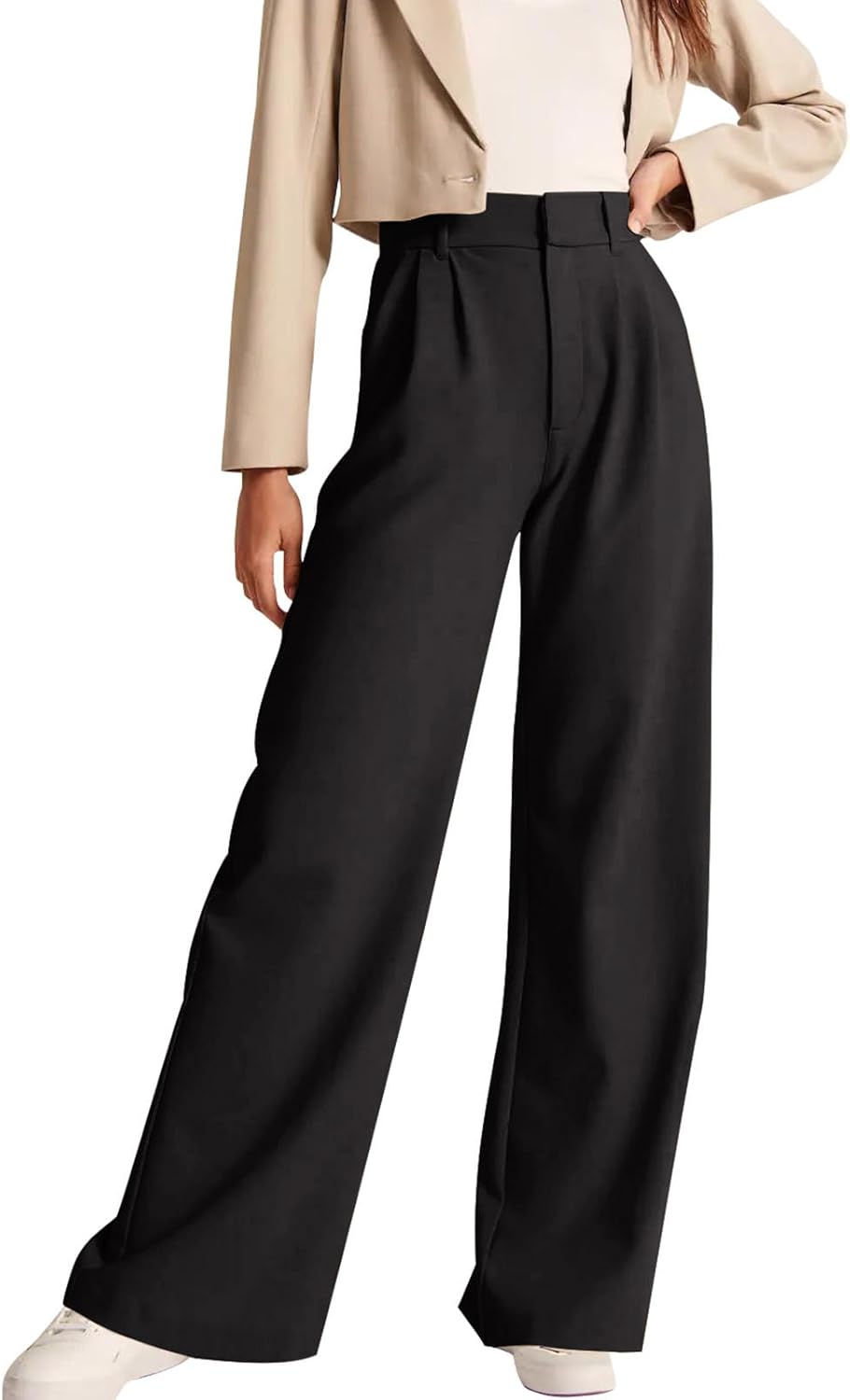 NIMIN High Waisted Work Pants for Women Business Casual Outfits 2026 Office Dress Pants Trousers with Pockets