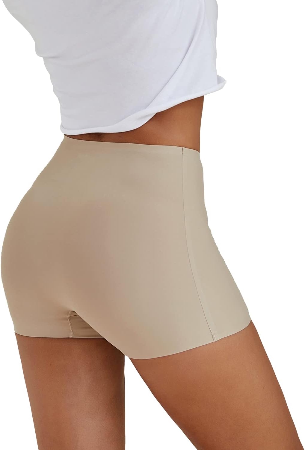 SHARICCA BoyShorts Panties for Women Seamless Soft Boy Shorts Underwear Short Boxer Briefs Anti Chafing Multiple Pack - Image 3