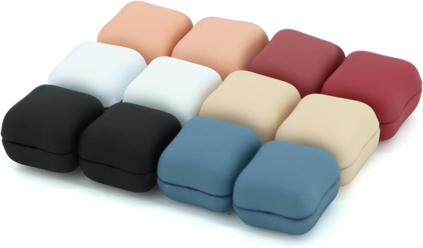 12 Pairs Hijab Magnets Strong Magnetic Hijab Pins for Women Pinless Clothing Clips for Scarf Veil Shirts Dress Muslim Islamic Gifts for Women - Square
