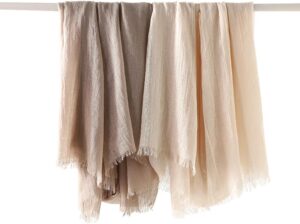 Harewom Lightweight Gauze Linen Fee...