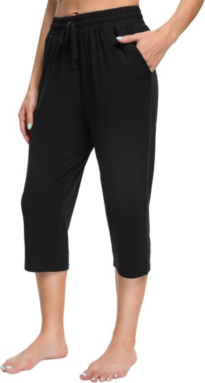 OLIKEME Women’s Yoga Capri Pa...