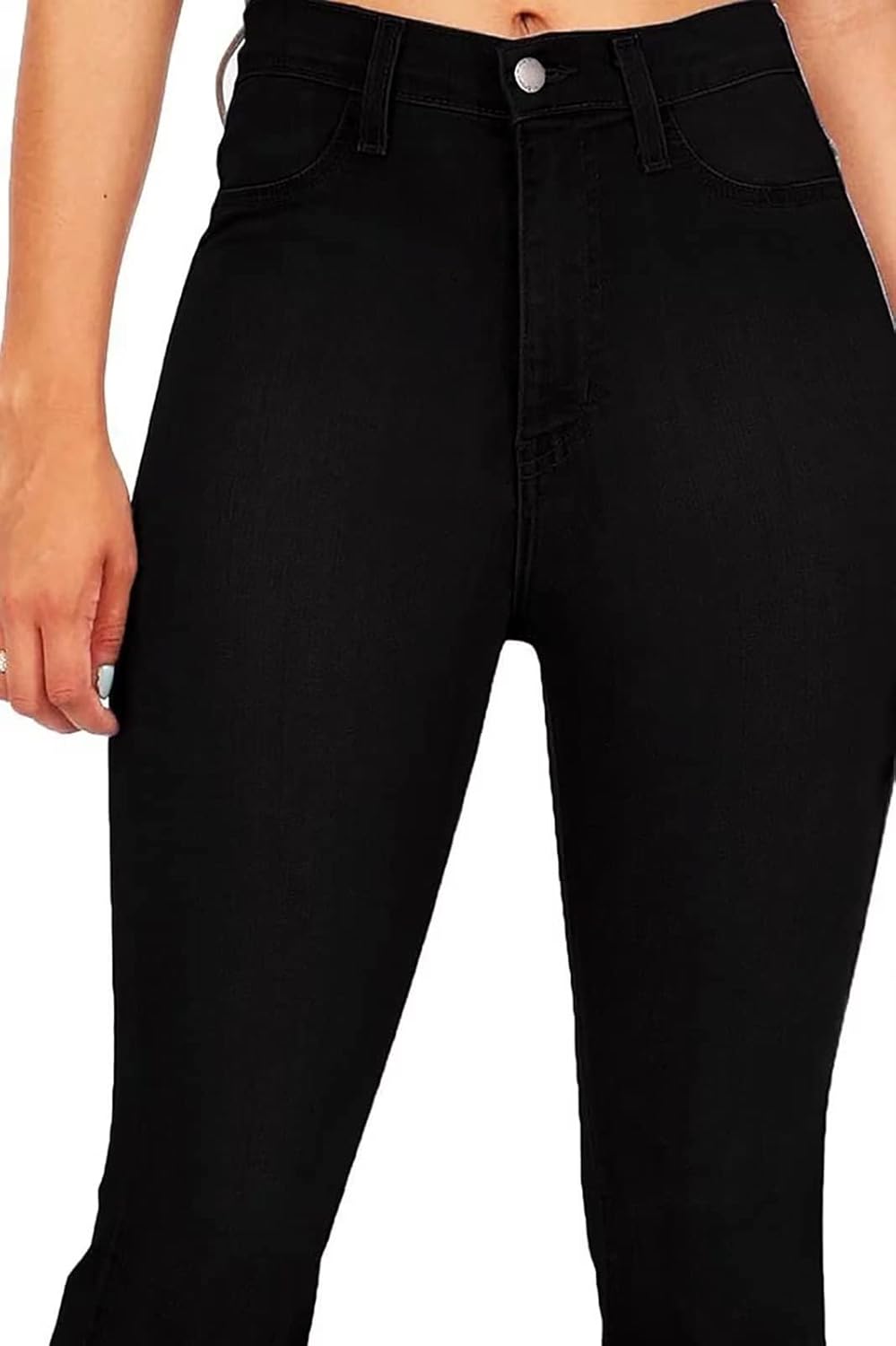 KDF Flare Jeans for Women Women's Bootcut Bell Bottom Jeans High Waisted Stretch Slimming Bell Bottoms Jeans - Image 3