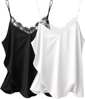 Ekouaer Women’s Satin Camisol...