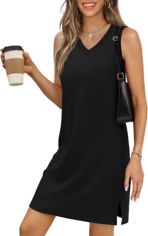 BKRIVE V-Neck Summer Casual Beach D...