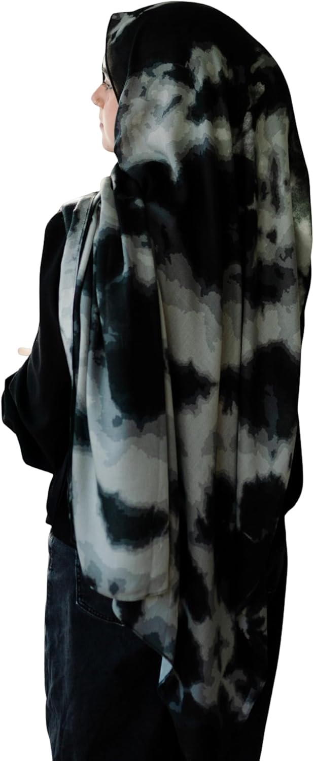 Women's Signature Lux Cotton-Modal Hijab Scarf. Soft, Breathable, Lightweight Wrap or Shawl for Modest Everyday Fashion