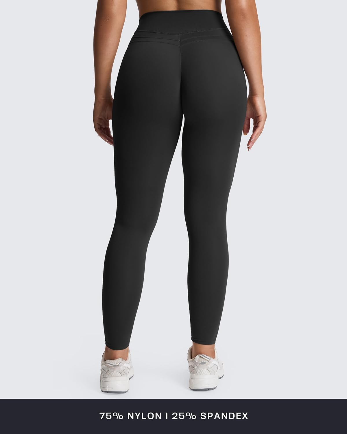 Aoxjox High Waisted Workout Leggings for Women Scrunch Tummy Control Luna Buttery Soft Gym Yoga Pants 26" - Image 4