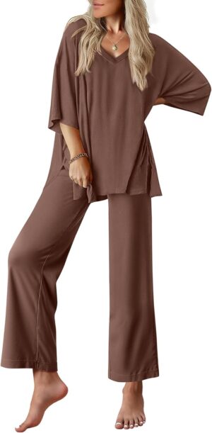 Ekouaer Lounge Sets for Women Pajam...
