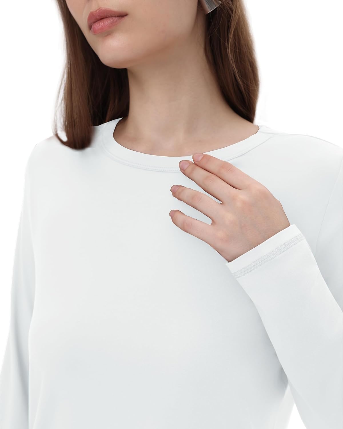GAYHAY Long Sleeve Shirts for Women - Fall Winter Clothes Crew Neck Casual Tops Loose Fit Tees Fashion Outfits 2025 - Image 5