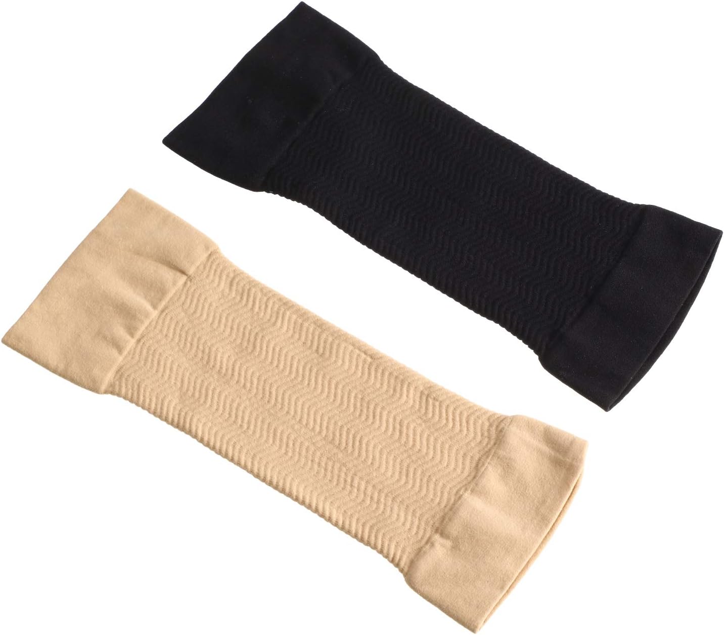 WILLBOND 4 Pairs Slimming Arm Shaper Sleeve for Women Men Upper Flabby Arm Sleeve for Slimming Sun Protection Tattoo Cover up - Image 2