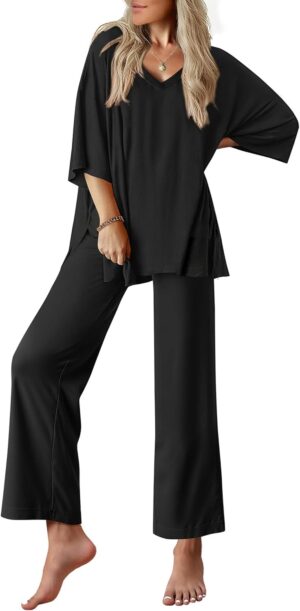 Ekouaer Lounge Sets for Women Pajam...