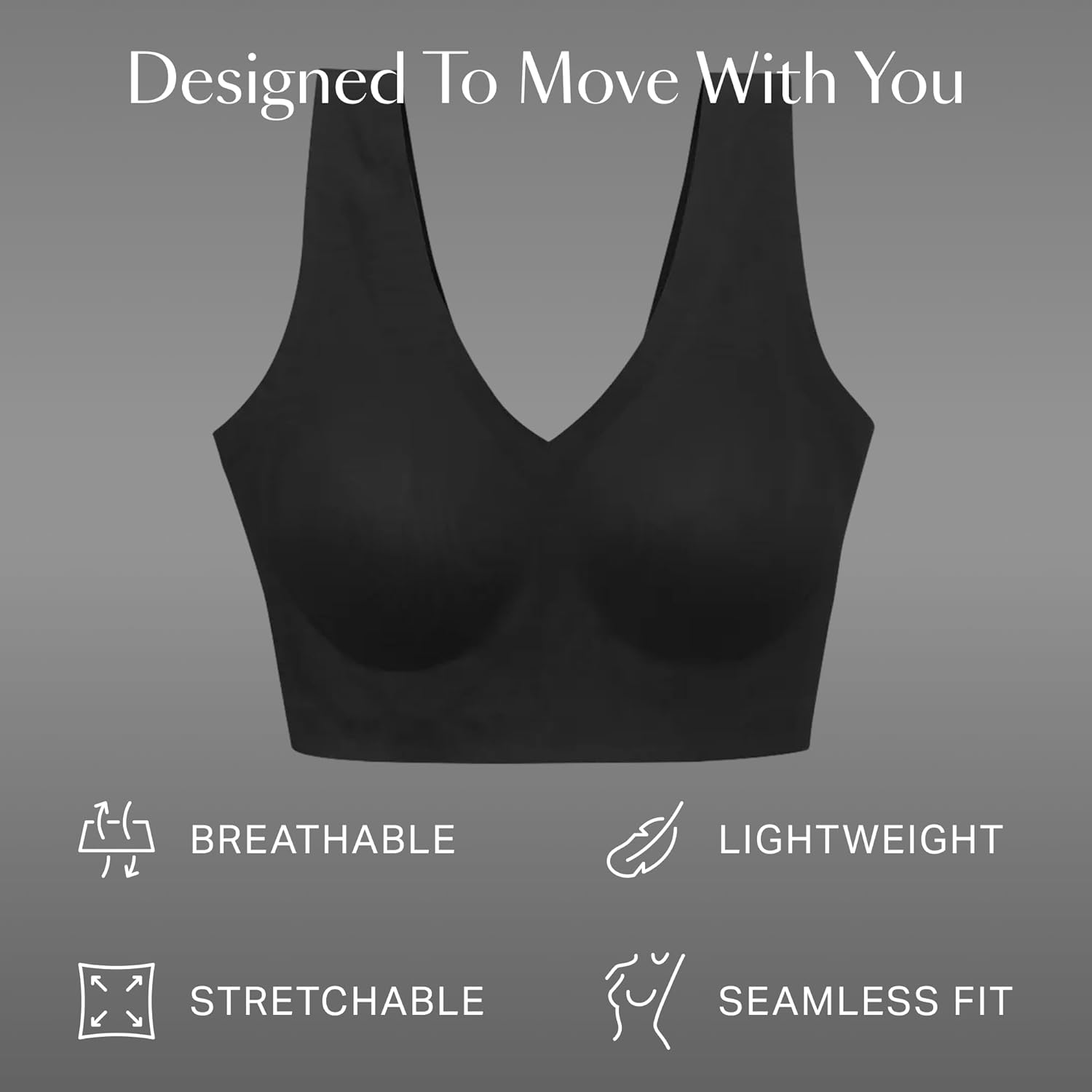 EBY Wireless Bralette Bras for Women, Seamless and Wireless with Wide Comfort Straps - Image 6