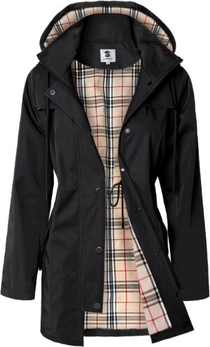 SaphiRose Women’s Long Hooded...