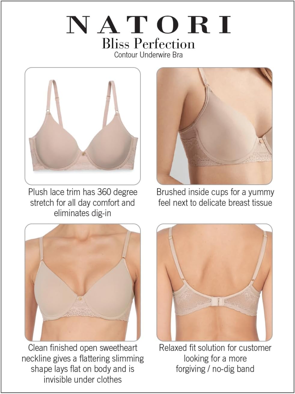 Natori Women's Bliss Perfection Seamless T-Shirt Bra - Image 6