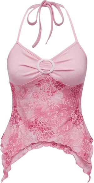 Verdusa Women’s Y2k Halter To...