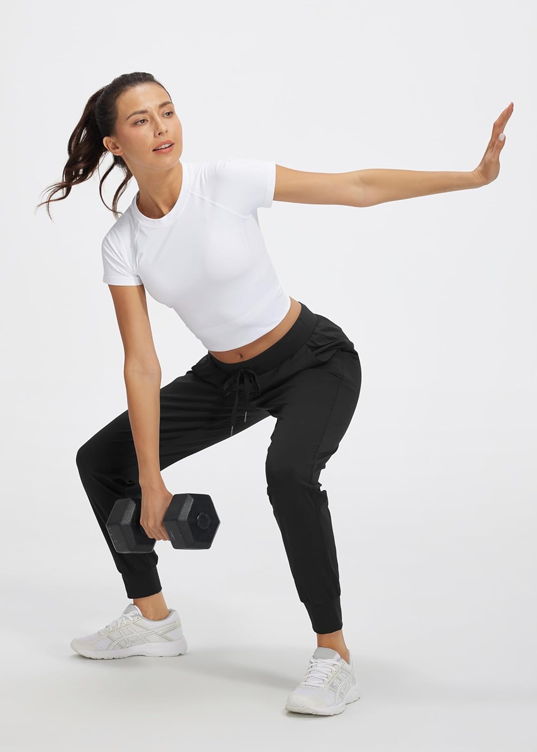 Libin Women's Joggers Pants Athletic Running Petite/Regular/Tall Sweatpants with Pockets Tapered Casual Workout Pants - Image 5