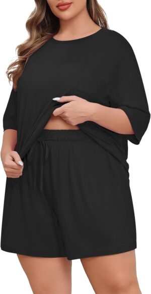 Lastshe Womens Plus Size Pajama Set...