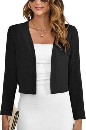 Women’s Thin Shrugs Long Slee...
