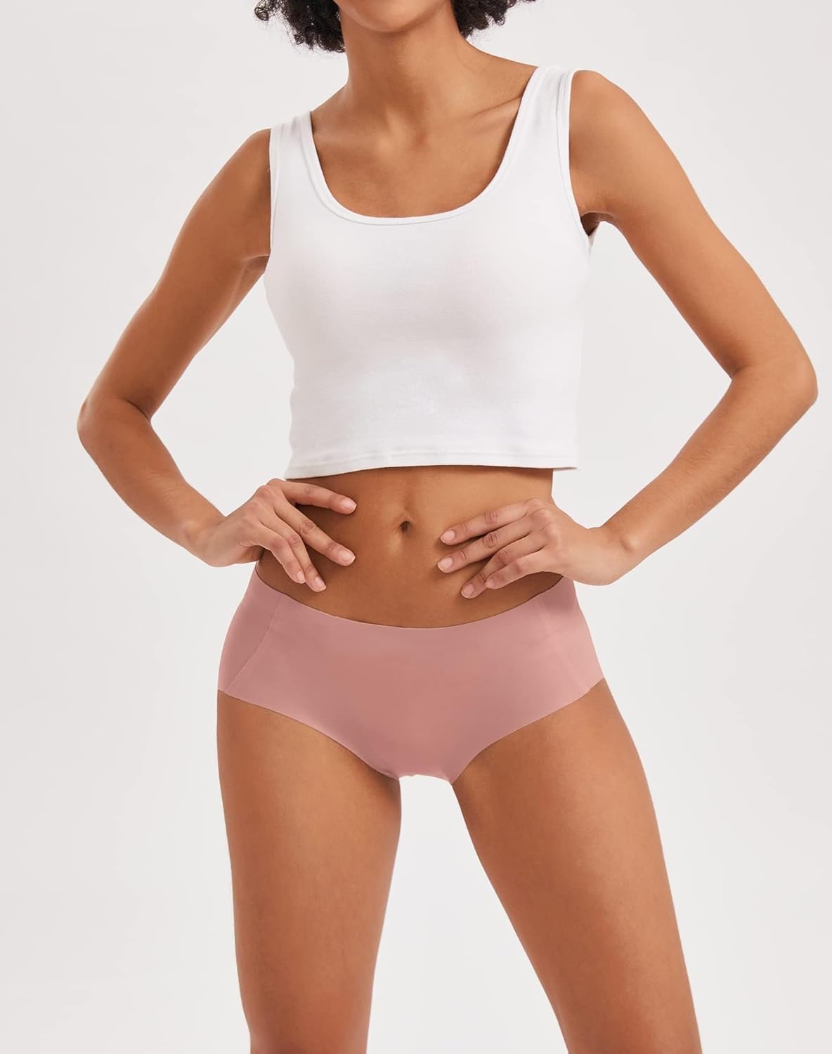 INNERSY Women's Seamless No Show Hipster Panties Invisible Light Underwear 3-Pack - Image 2
