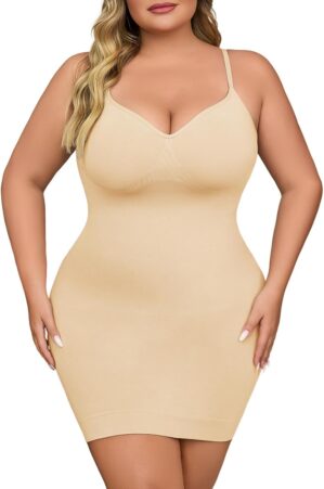 Shapewear Slip Dress for Women Unde...