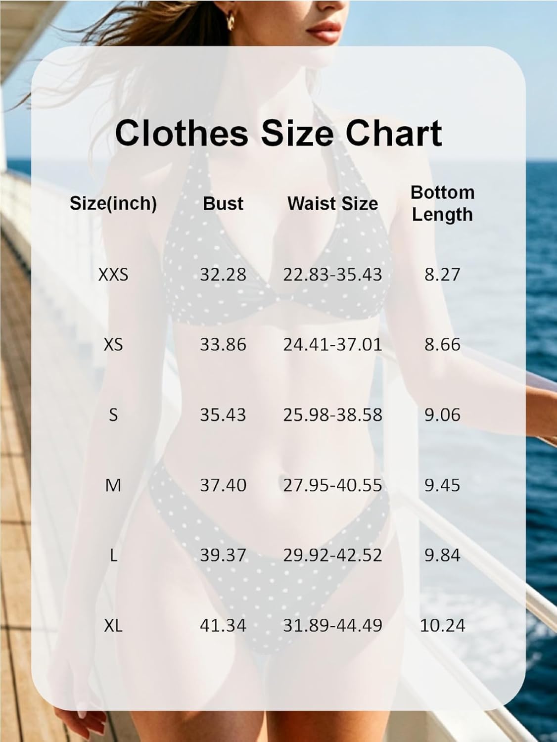 MakeMeChic Women's Polka Dots Triangle Thong Bikini Sets Floral Cute Bathing Suit Swimsuits - Image 7