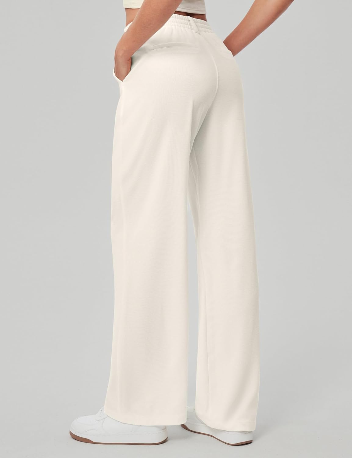 Ewedoos Wide Leg Pants Woman Stretchy Work Dress Pants Women Trendy 2026 Business Casual Outfits Comfort Fit Slacks Trousers - Image 5