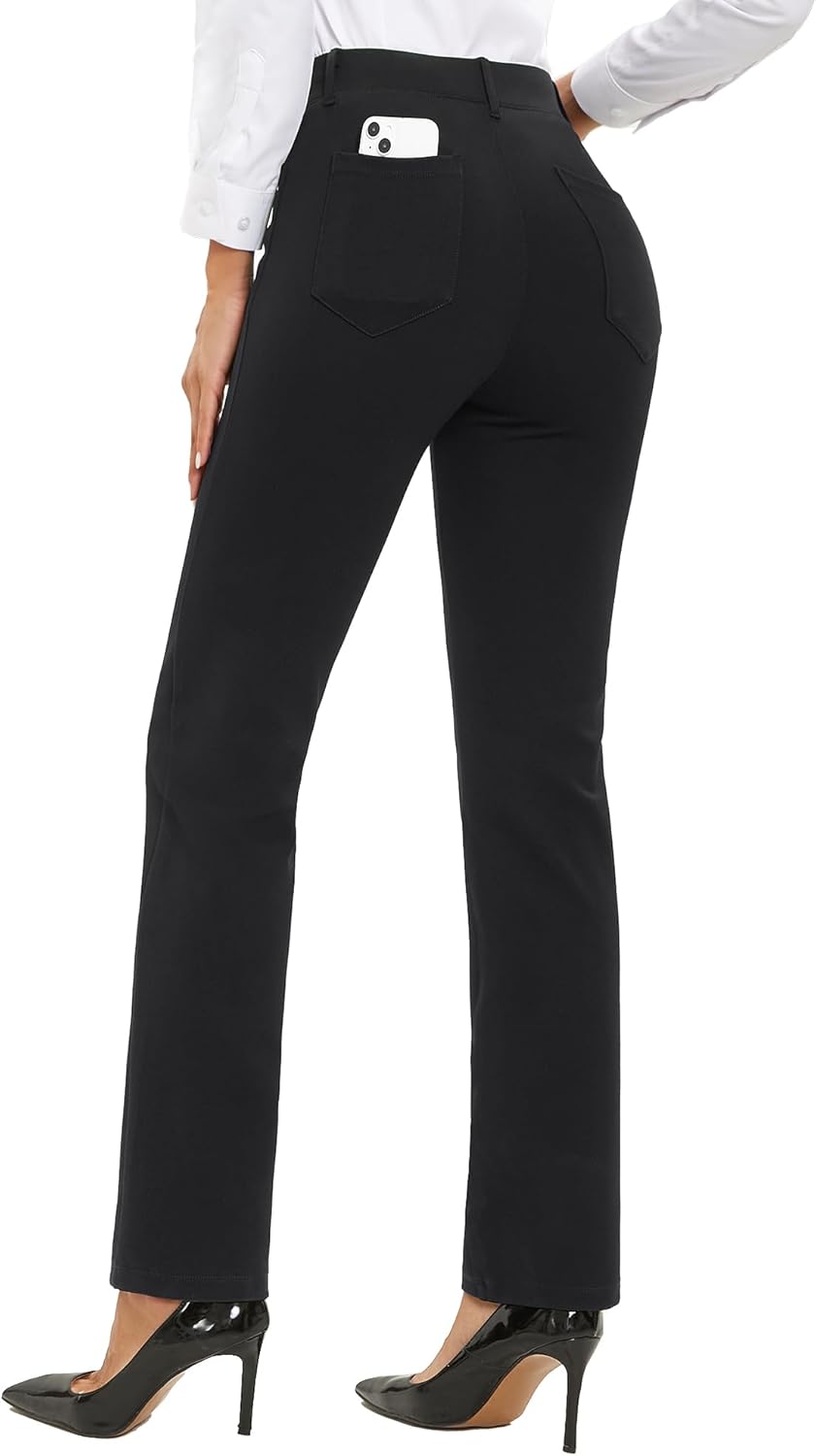Stelle Women's Straight Leg Business Casual Dress Pants - Image 2