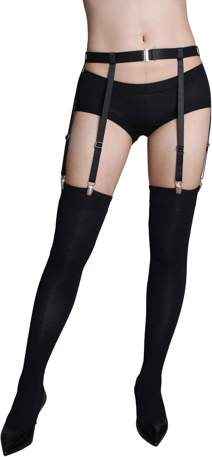 GARGALA Garter belt for Women Simplicity Sexy Socks Suspender for Thigh High Stockings with 4/6 Metal Clips - Image 2