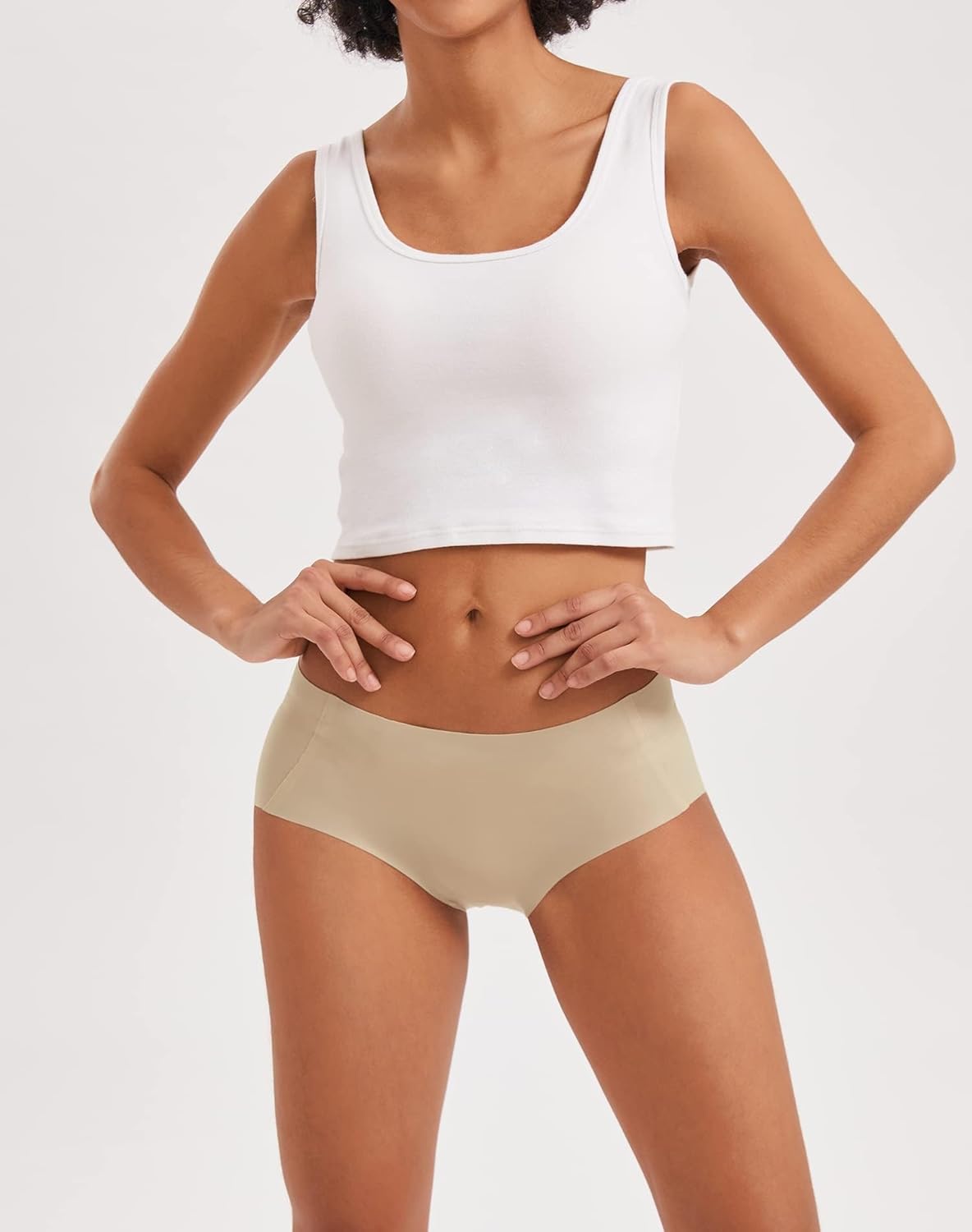 INNERSY Women's Seamless No Show Hipster Panties Invisible Light Underwear 3-Pack - Image 2