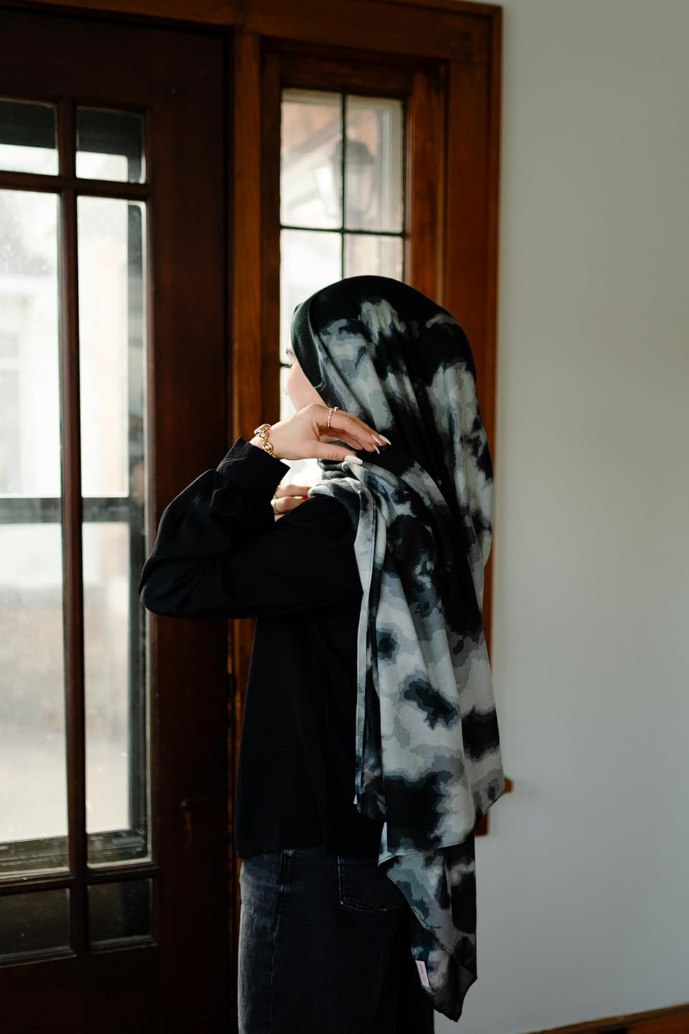 Women's Signature Lux Cotton-Modal Hijab Scarf. Soft, Breathable, Lightweight Wrap or Shawl for Modest Everyday Fashion - Image 2