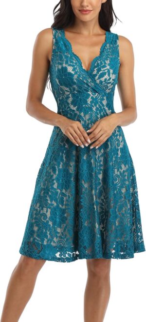 MISS MOLY Women’s Floral Lace...