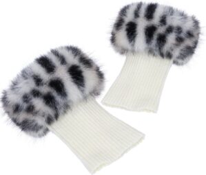 LA CARRIE Women Faux Fur Plush Leg ...