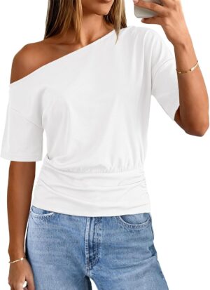 MEROKEETY Women’s Off The Sho...