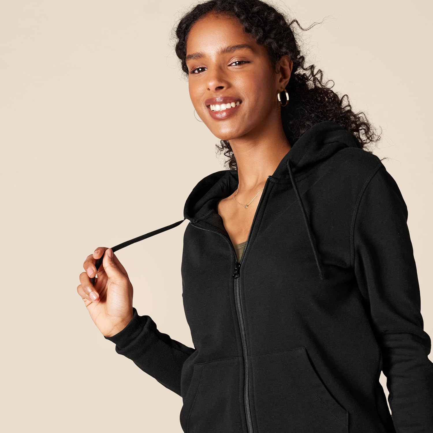 Amazon Essentials womens Fleece Full-Zip Hoodie (Available in Plus Size) - Image 4