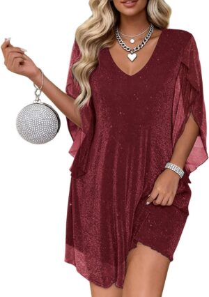 Women’s Sparkly Cocktail Dres...