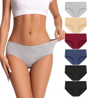dmuveo Womens Underwear Cotton Soft...