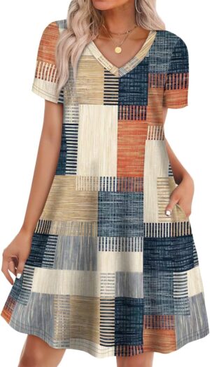 WIHOLL Boho Summer Dresses for Wome...