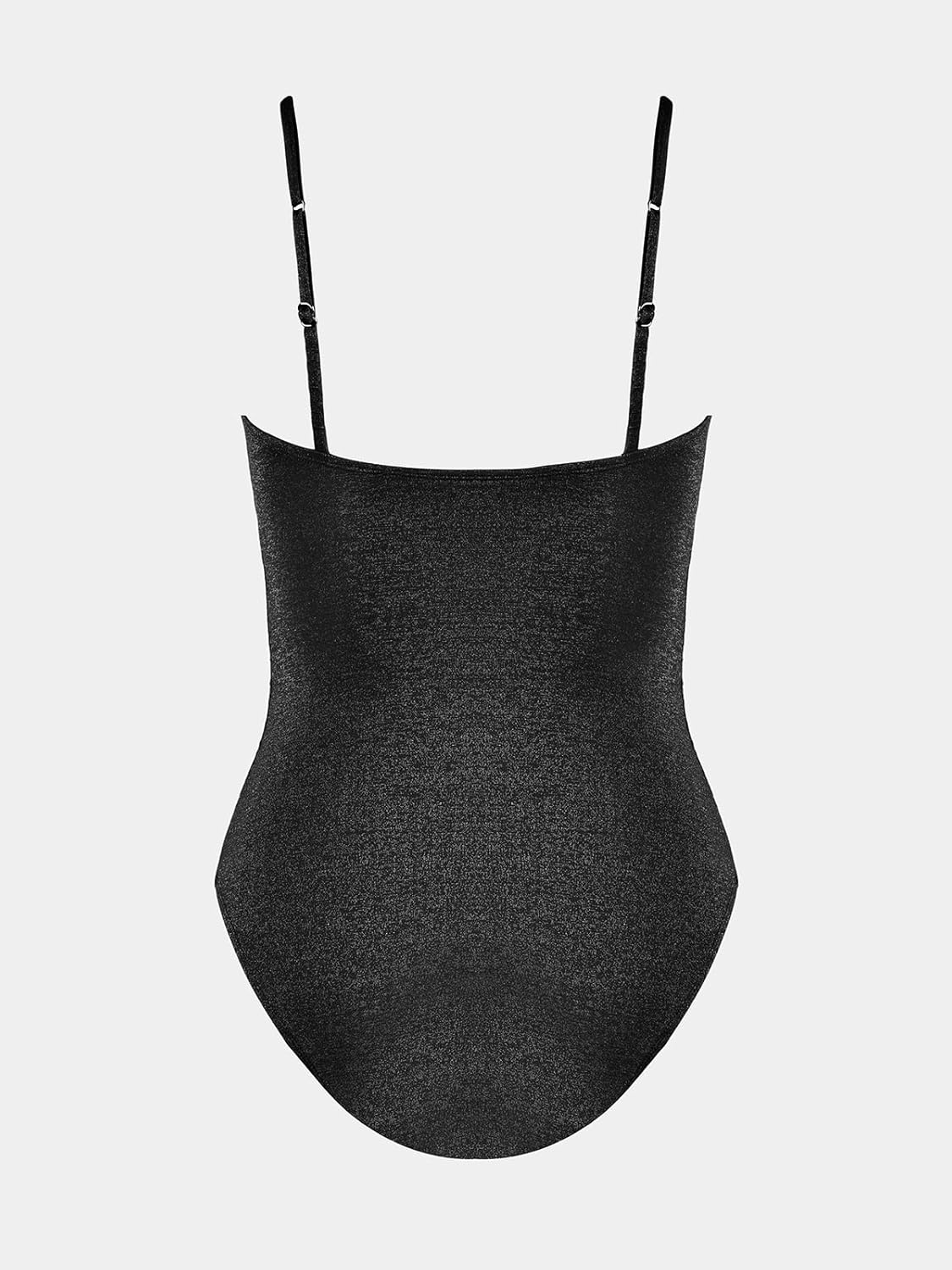 CUPSHE Women's One Piece Swimsuit Tummy Control Square Neck Bathing Suit Ruched Adjustable Straps - Image 6