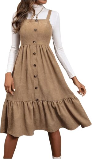 WDIRARA Women’s Button Front ...
