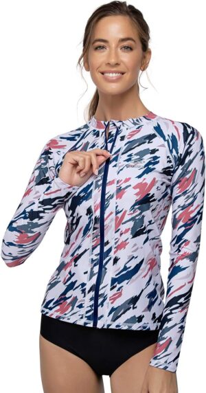 AXESEA Women Long Sleeve Rash Guard...
