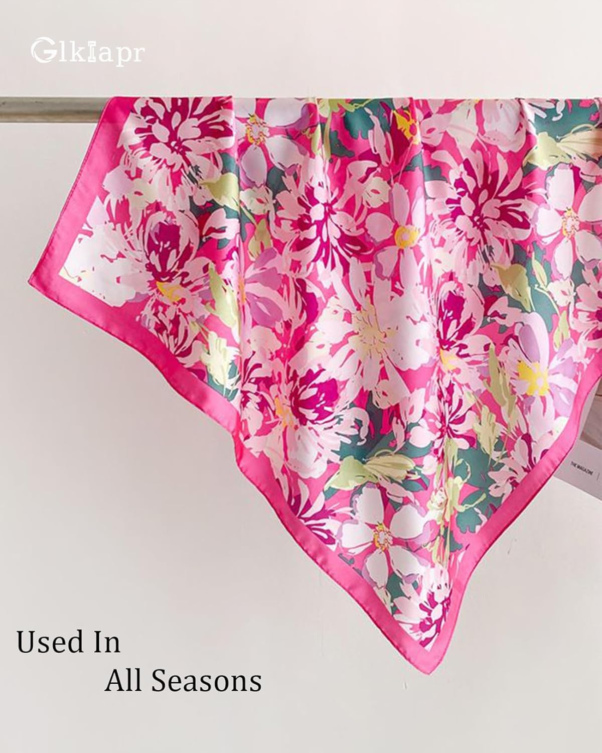 Satin Bandana Headscarf for Women Silky Hair Scarves for Fashion Lightweight - Image 4