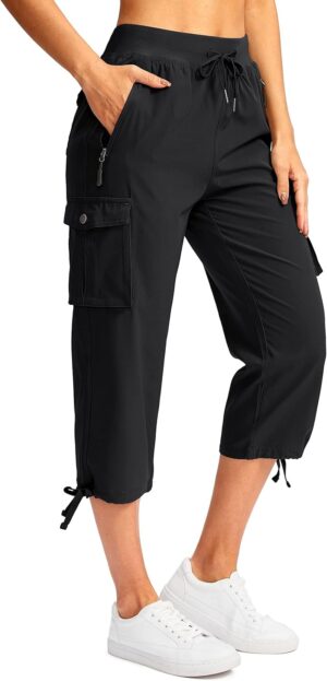 Soothfeel Women’s Cargo Capri...