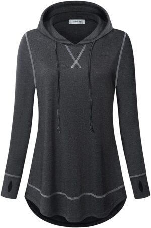 Womens Long Sleeve Workout Yoga Gym...