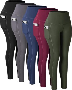 CHRLEISURE Leggings with Pockets fo...